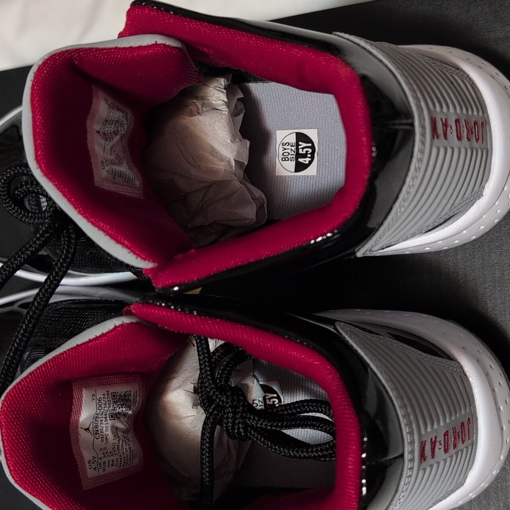 Air Jordan Black and Red Sneakers - Picture 9 of 9